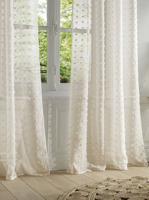 Voilage plumetis LILY - Kiabi