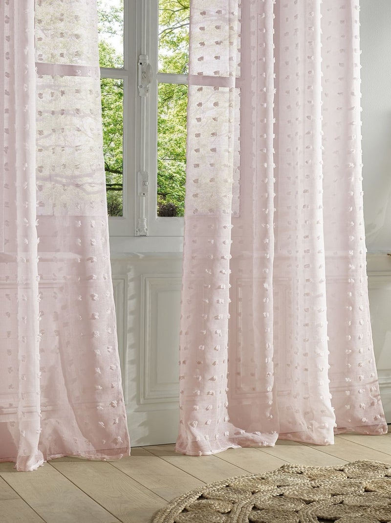 Voilage plumetis LILY Rose - Kiabi