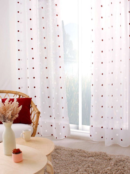 Voilage plumetis - Kiabi