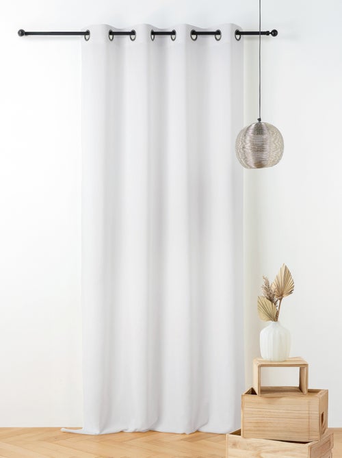 Voilage polycoton toucher doux et souple - Kiabi