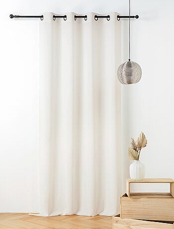 Voilage polycoton toucher doux et souple