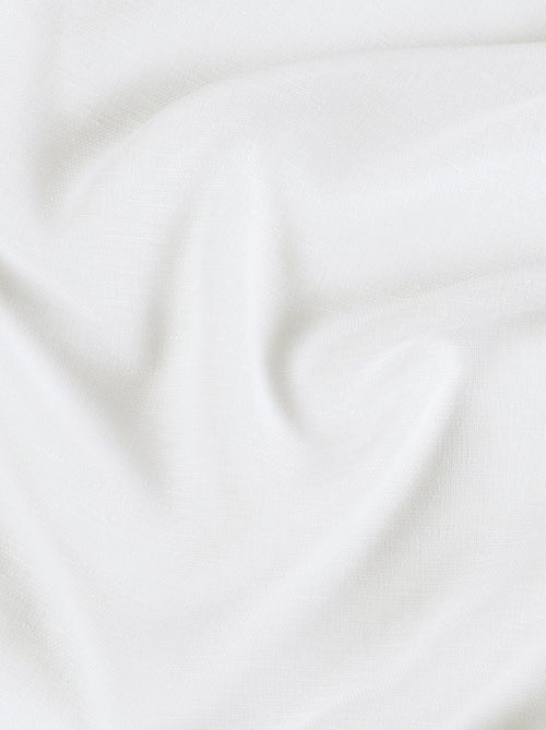 Voilage polycoton toucher doux et souple - Kiabi
