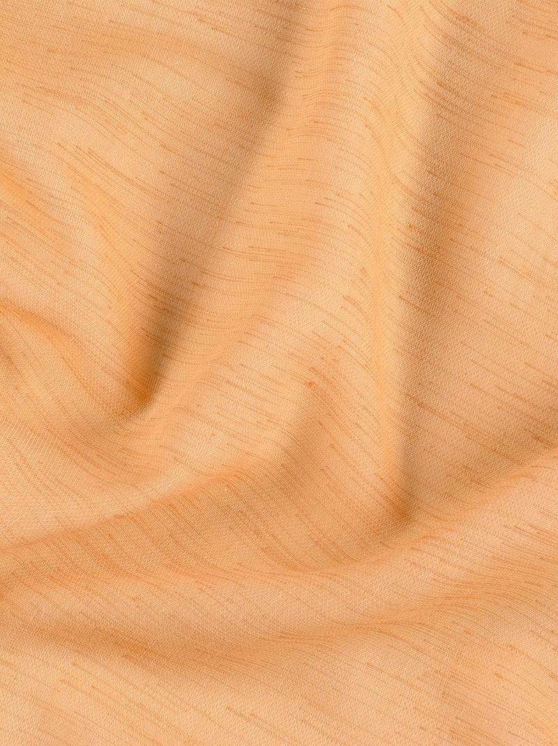 Voilage polycoton toucher doux et souple Jaune - Kiabi