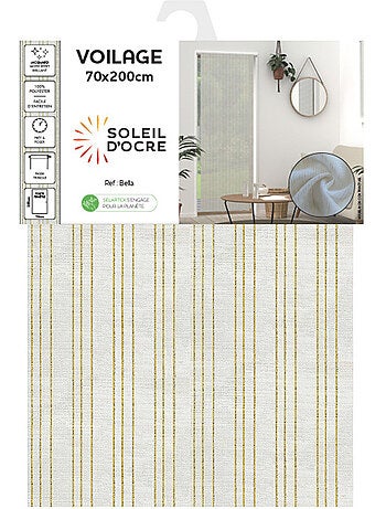Voilage porte-fenêtre BELLA, par Soleil d'ocre