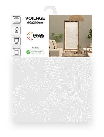 Voilage porte fenêtre CELIA, par Soleil d'Ocre