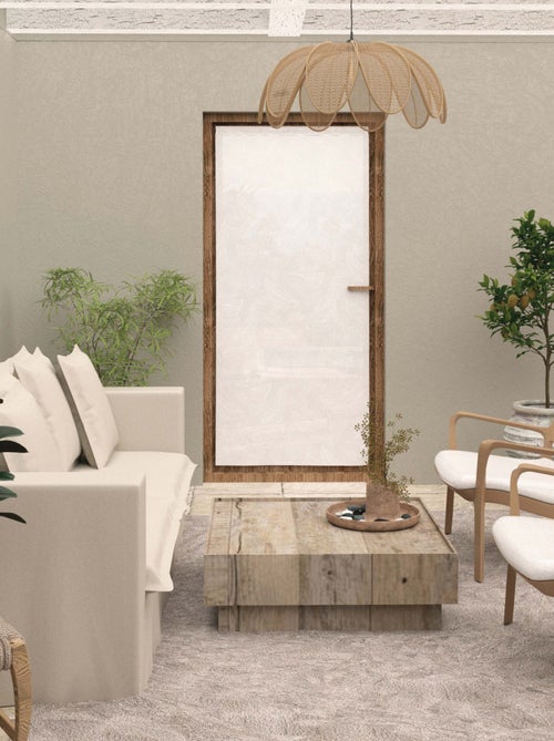 Voilage porte fenêtre CELIA, par Soleil d'Ocre - Kiabi
