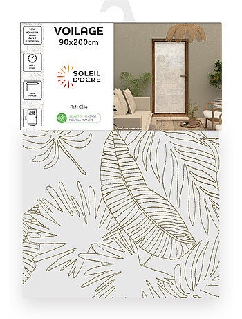 Voilage porte fenêtre CELIA, par Soleil d'Ocre