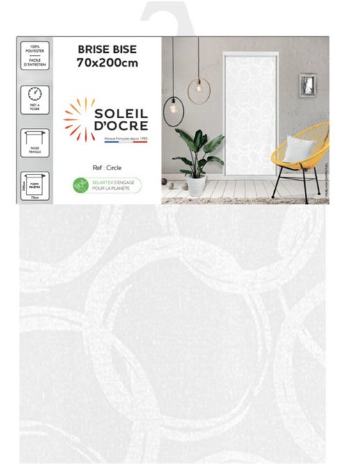 Voilage porte fenêtre CIRCLE, par Soleil d'Ocre - Kiabi
