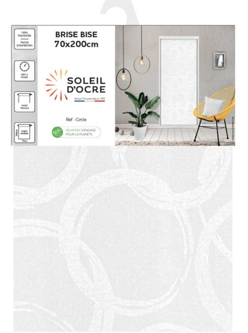 Voilage porte fenêtre CIRCLE, par Soleil d'Ocre - Kiabi
