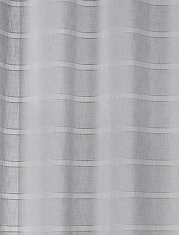 Voilage rayé et tamisant Cordelette