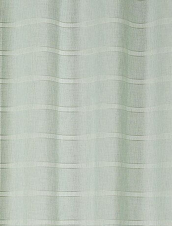 Voilage rayé et tamisant Cordelette