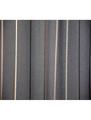 Voilage Rayé Fines Lignes – 150x280 cm – 100% Polyester