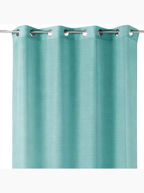 Voilage rayures brodées en pointillées - Kiabi