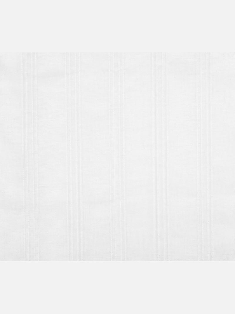 Voilage Rayures Verticales Blanc - Kiabi