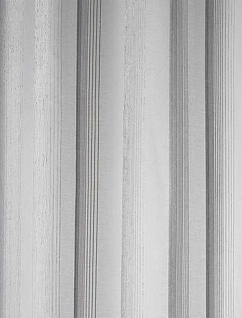Voilage rayures verticales tons sur tons