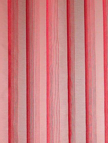Voilage rayures verticales tons sur tons