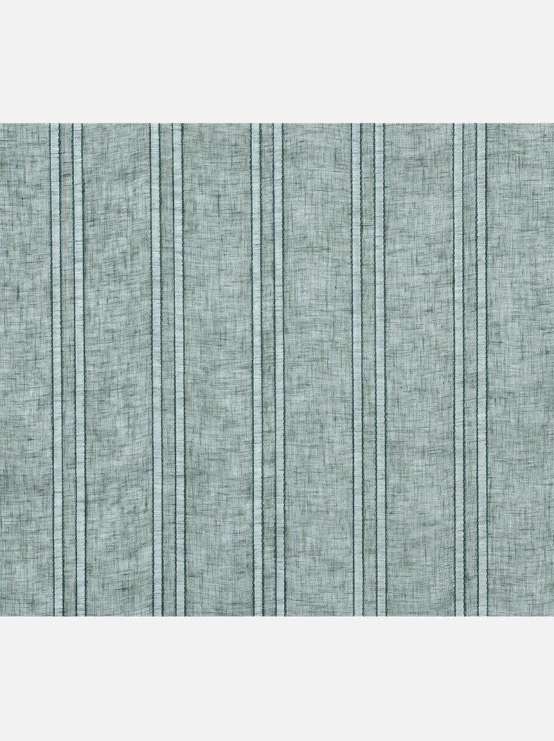 Voilage Rayures Verticales Vert foncé - Kiabi