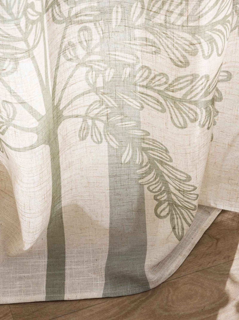 Voilage rideau 140 x 260 cm Palmea Beige - Kiabi