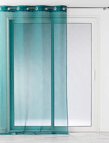 Voilage sablé à finition brodée