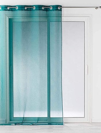 Voilage sablé à finition brodée