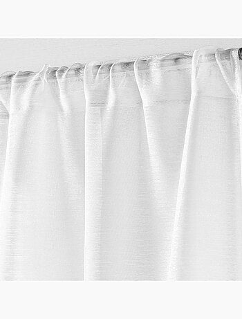 Voilage sablé à passe-tringle