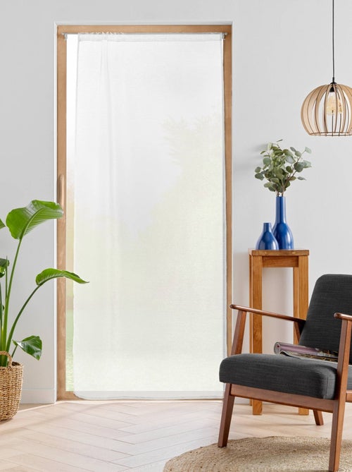 Voilage sablé à passe-tringle - Kiabi