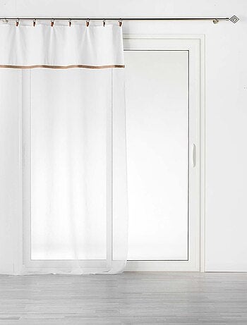 Voilage sablé esprit loft