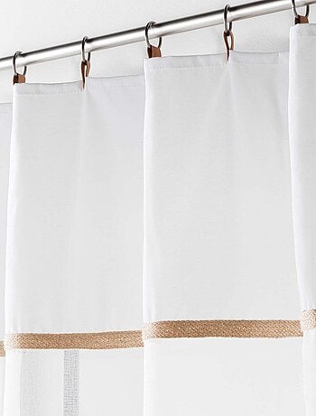 Voilage sablé esprit loft