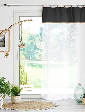 Voilage sablé esprit loft