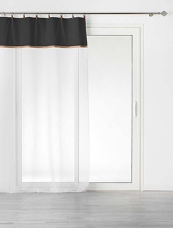 Voilage sablé esprit loft