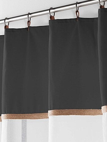 Voilage sablé esprit loft