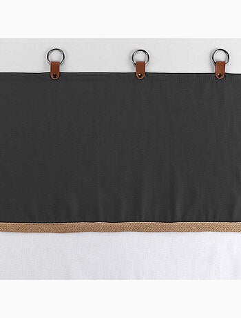 Voilage sablé esprit loft