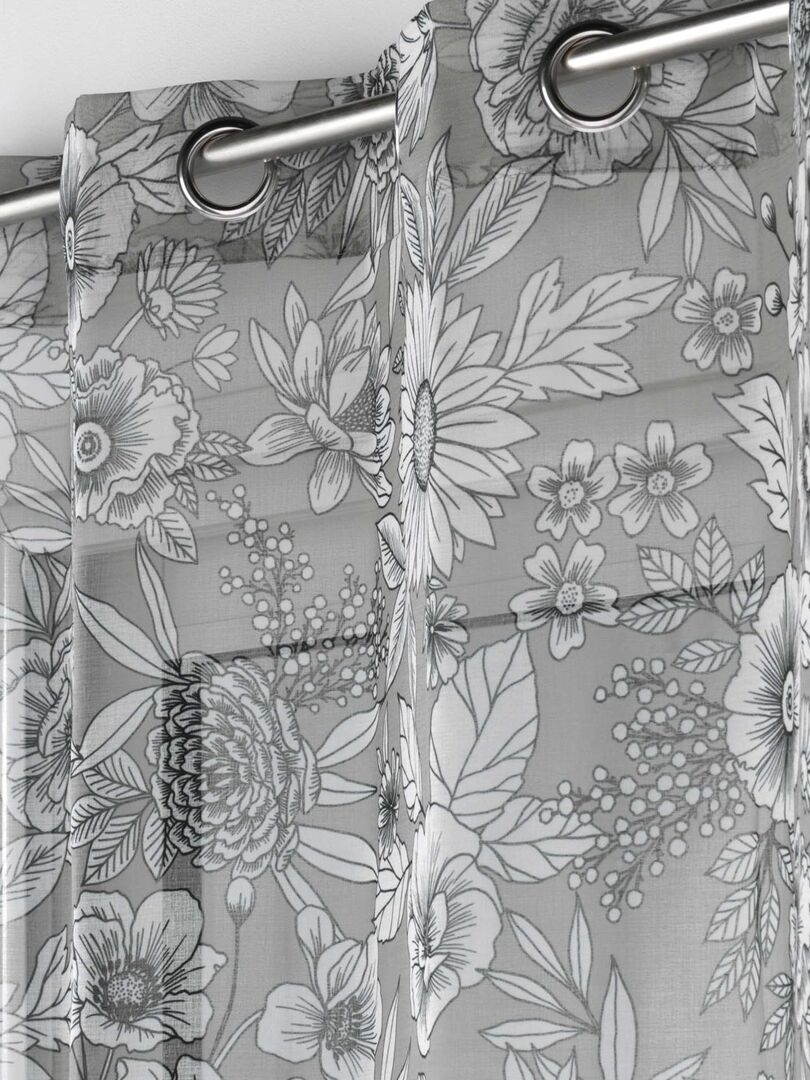 Jean Acquaverde Taille 25 – Ton Gris Clair, Motif Fleuri, Coupe Straight – Pour Femme, Occasion Très Bon état