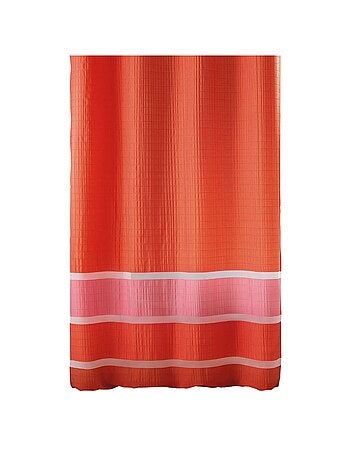 Voilage satiné rayures horizontales