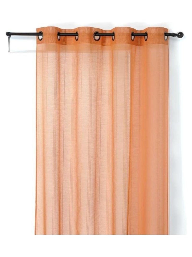 Voilage souple et intemporel Orange - Kiabi