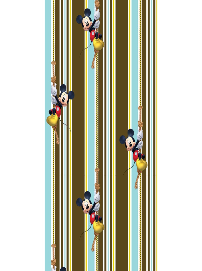 Voilage taille L Mickey Mouse grimpe à la corde de Disney 140CM X 245CM Multicolore - Kiabi