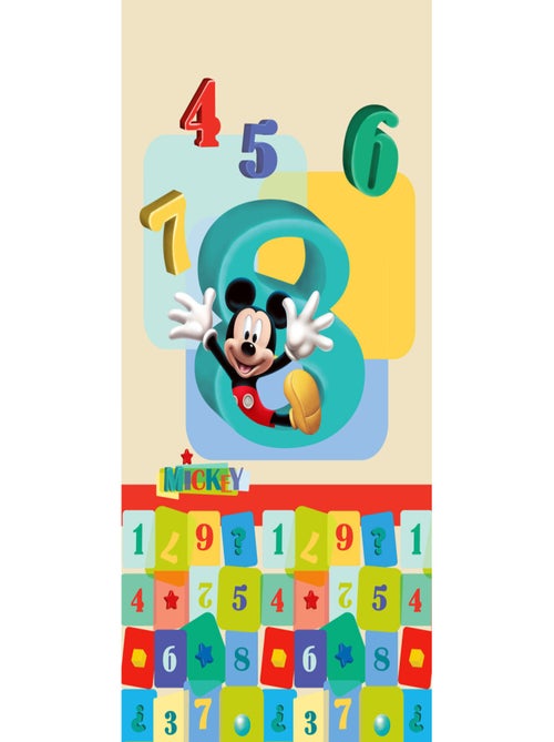 Voilage taille L Mickey Mouse les chiffres de Disney 140CM X 245CM - Kiabi