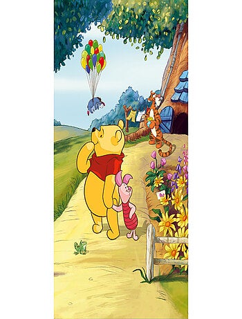 Voilage taille L Winnie l'ourson et porcinet de Disney 140CM X 245CM