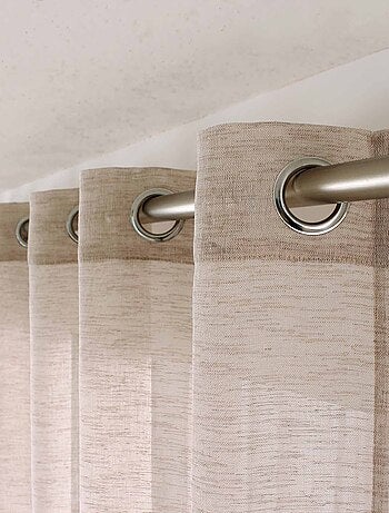 Voilage tamisant à l'aspect lin