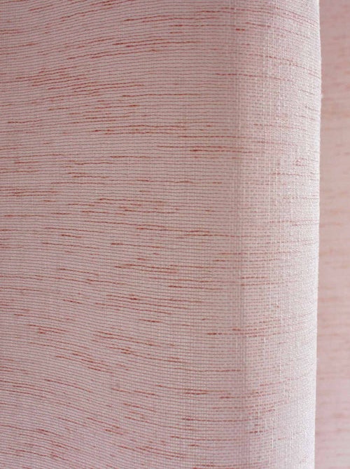 Voilage tamisant à l'aspect lin - Kiabi