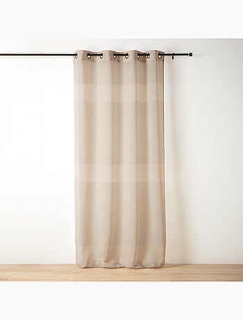 Voilage tamisant ajouré à esprit macramé