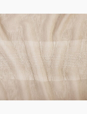 Voilage tamisant ajouré à esprit macramé