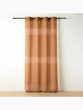 Voilage tamisant ajouré à esprit macramé