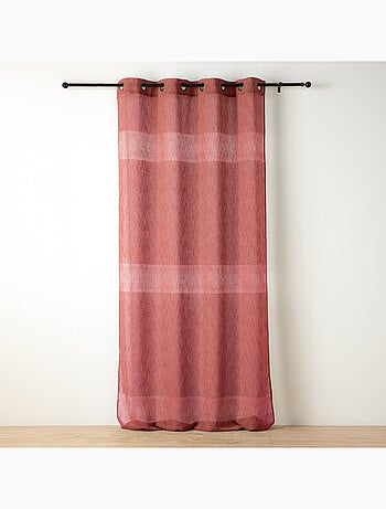 Voilage tamisant ajouré à esprit macramé