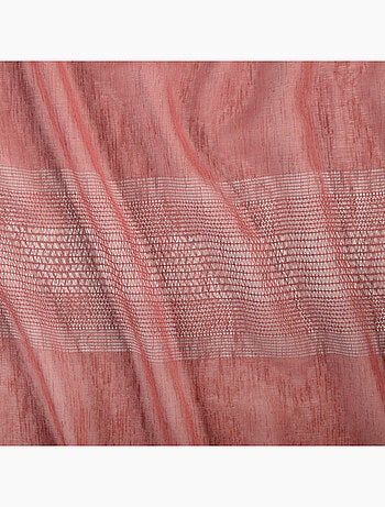 Voilage tamisant ajouré à esprit macramé