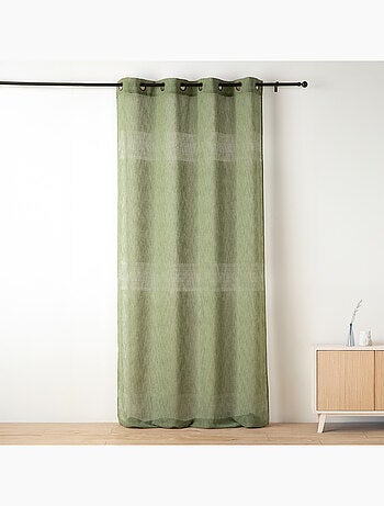 Voilage tamisant ajouré à esprit macramé