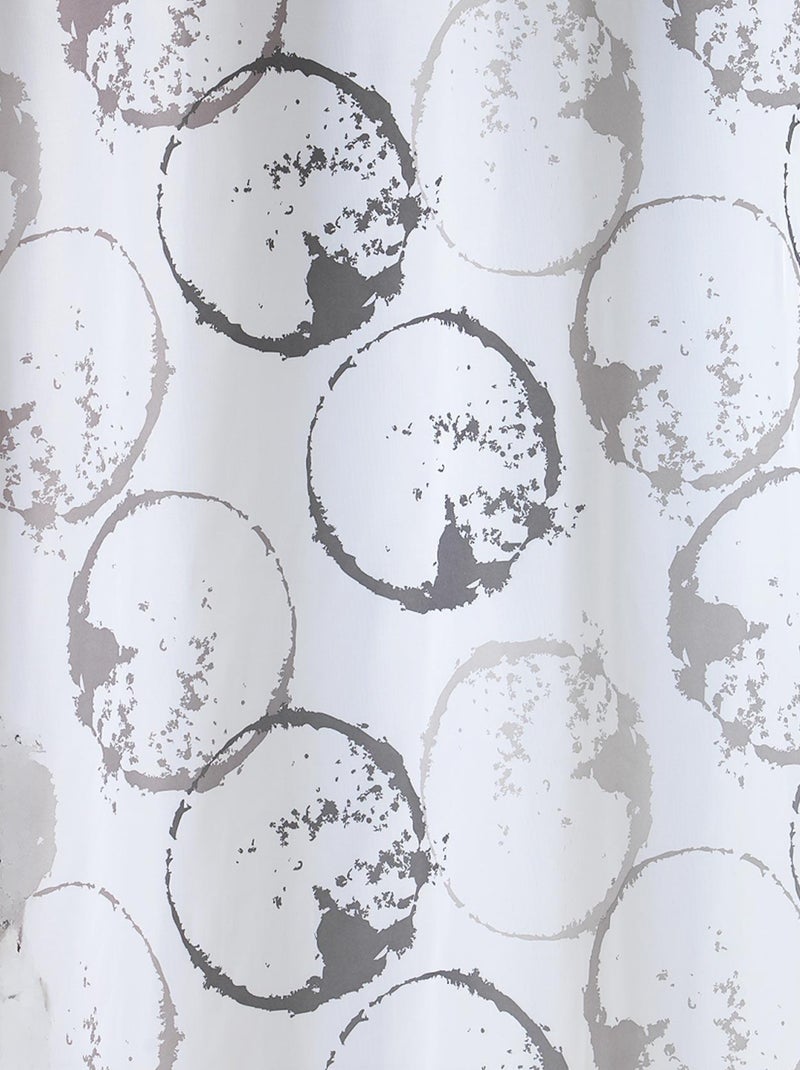 Voilage tamisant au style artistique Taupe - Kiabi