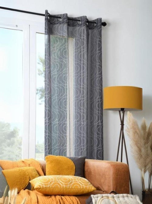 Voilage tamisant au style contemporain - Kiabi