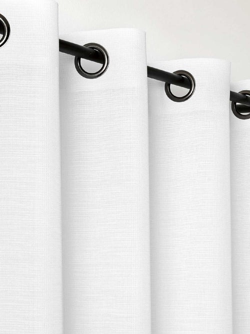 Voilage tamisant aux fils satinés - Kiabi