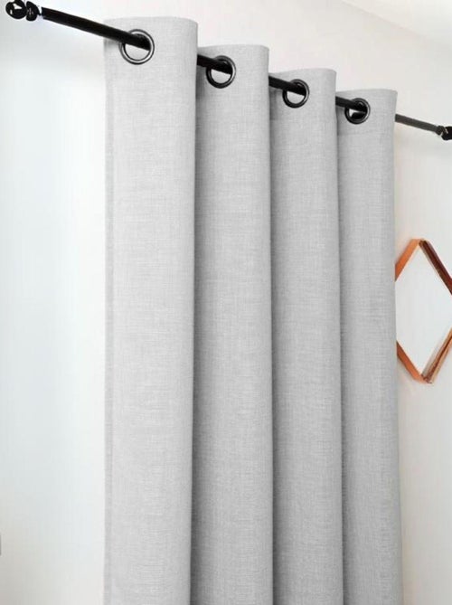 Voilage tamisant aux fils satinés - Kiabi